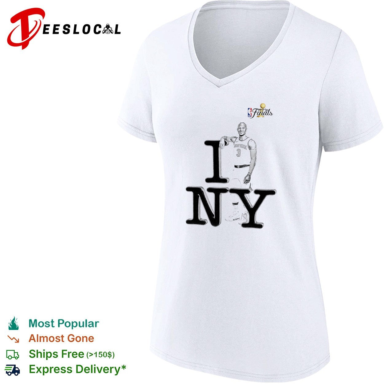 Josh Hart New York Knicks NBA 2026 Finals I love NY shirt