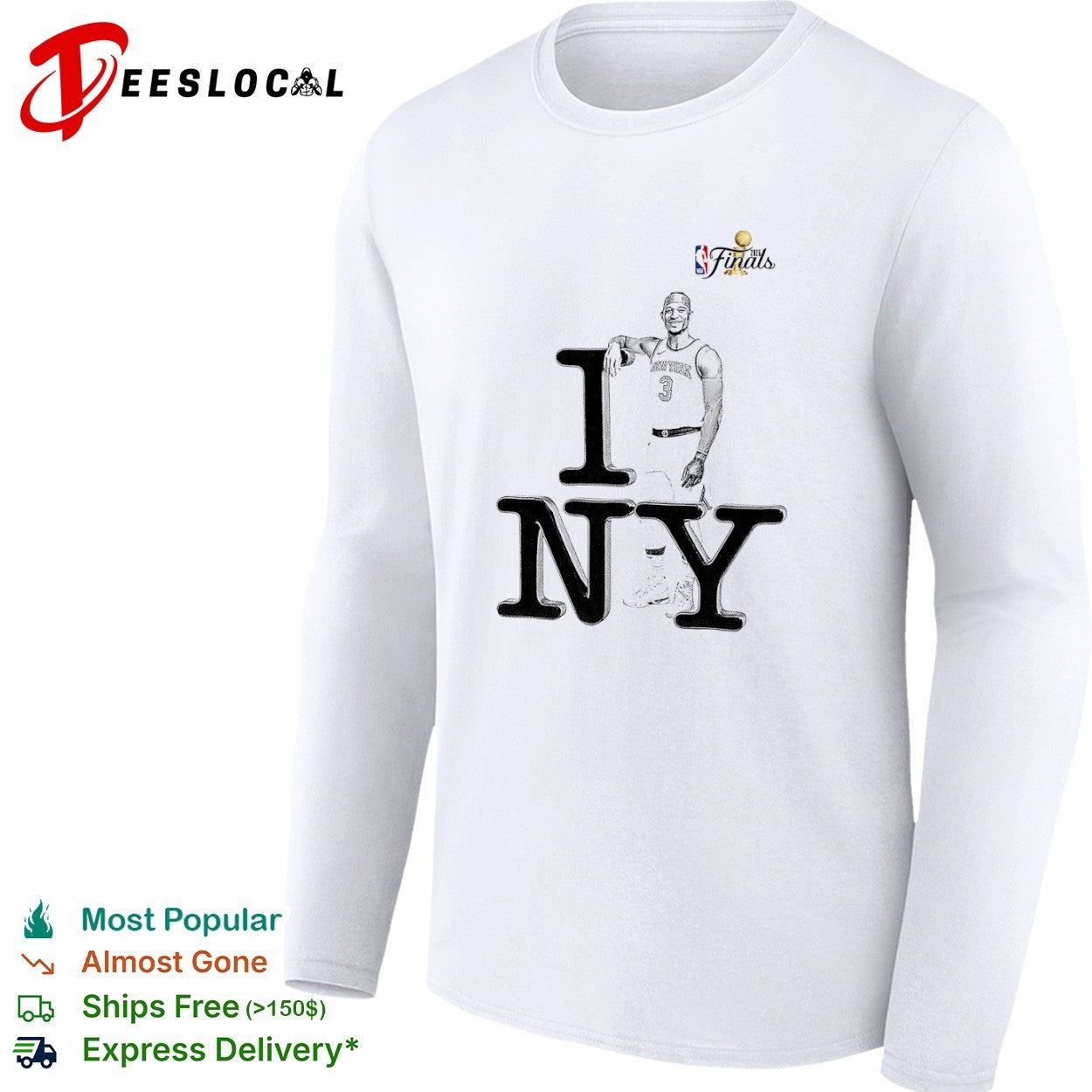 Josh Hart New York Knicks NBA 2026 Finals I love NY shirt