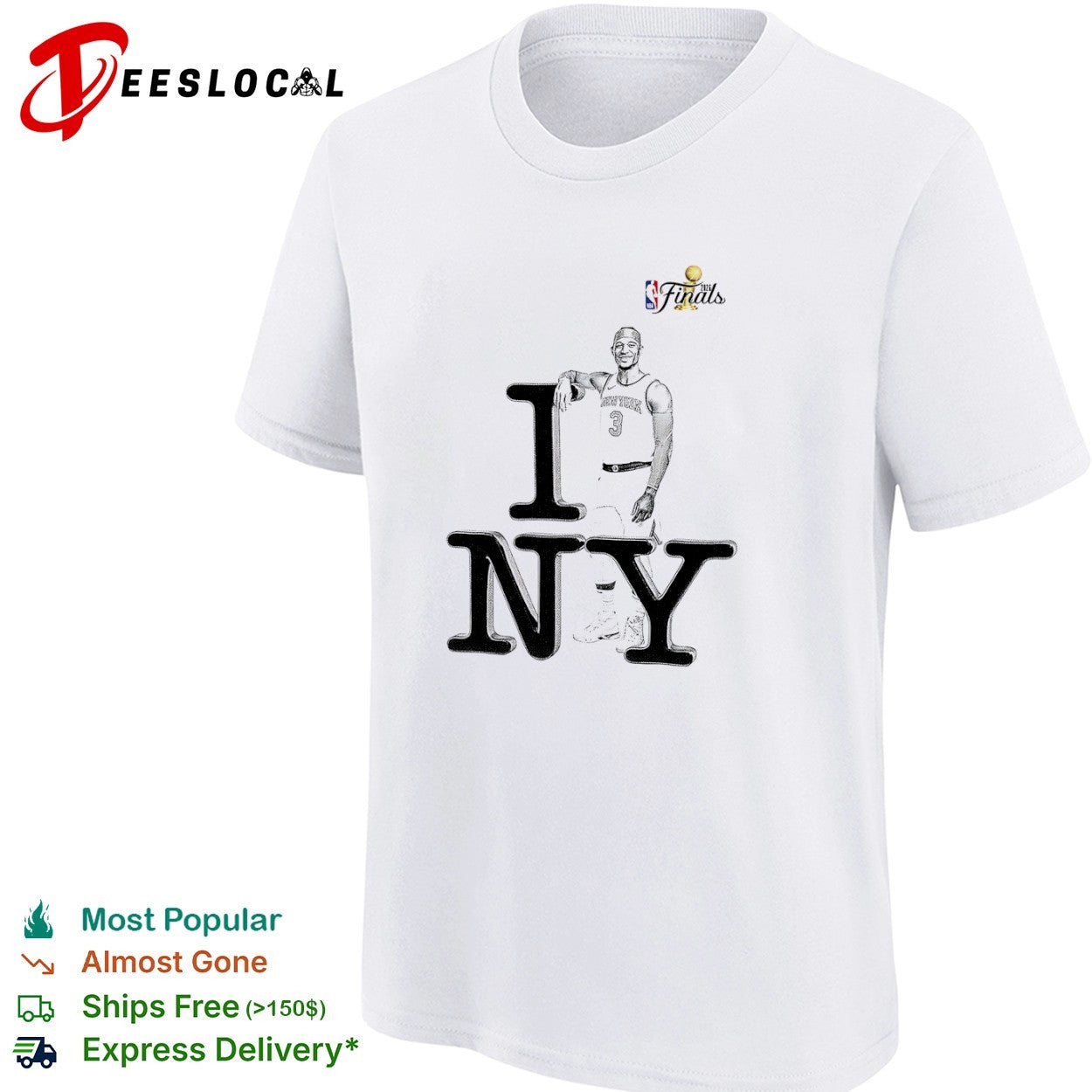 Josh Hart New York Knicks NBA 2026 Finals I love NY shirt