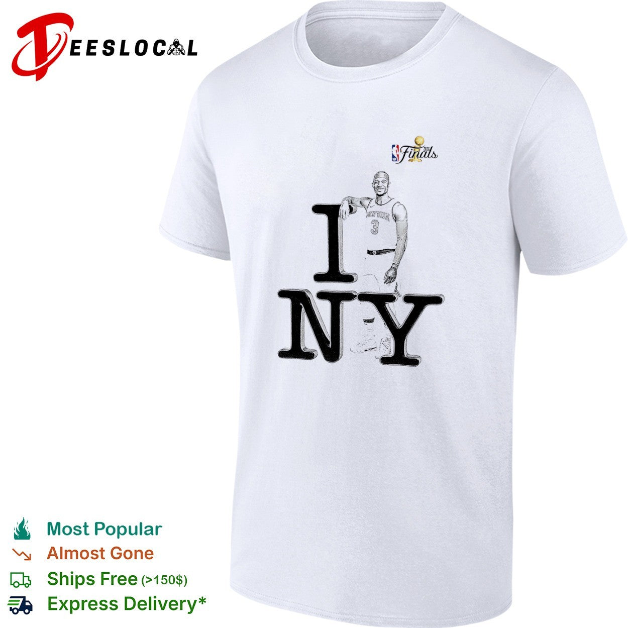 Josh Hart New York Knicks NBA 2026 Finals I love NY shirt