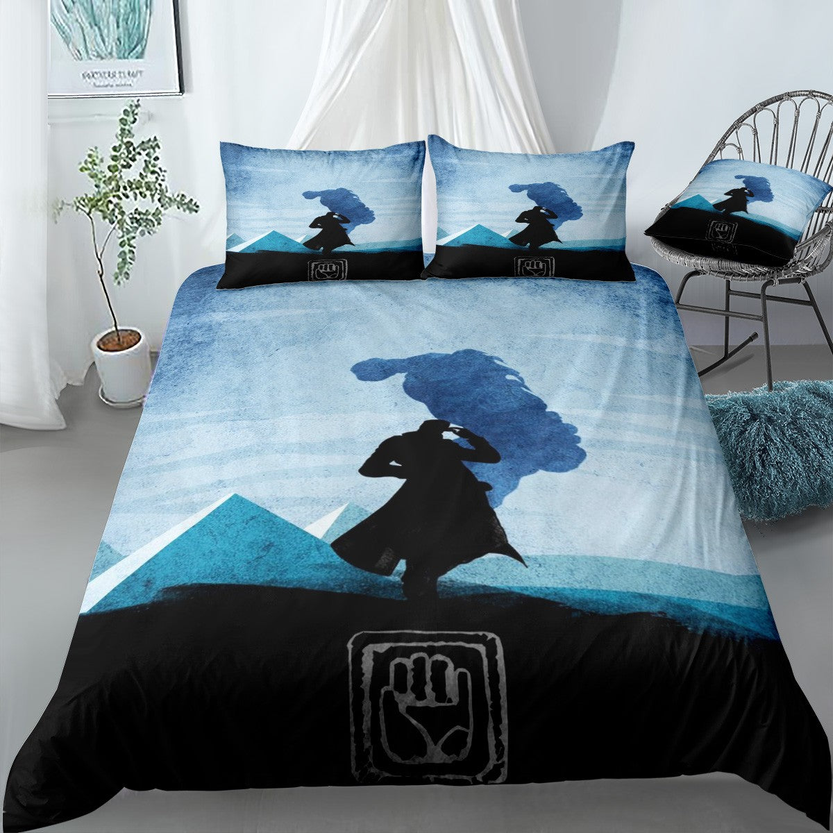 Jotaro Kujo is JoJo Bedding Set (Duvet Cover & Pillow Shams)