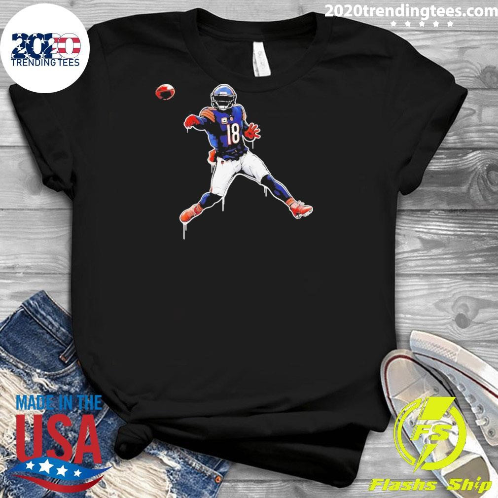 Just Throw It 18 Caleb Williams Chicago Bears Shirt