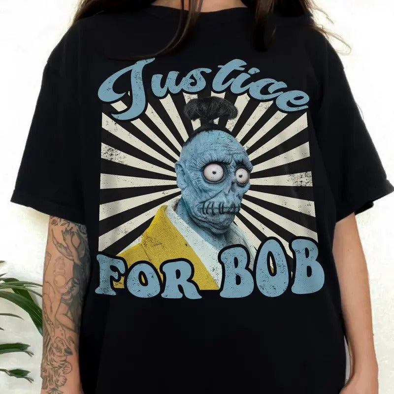 Justice B0b Inspired Shirt Beetl3ju1ce Movie Shirt Employee Month B0b Short Sleeve Shirt Casual T-Shirts