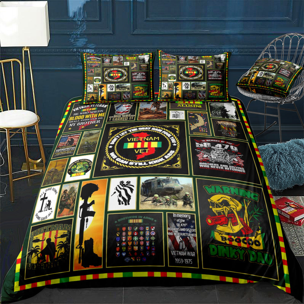 Vietnam Veteran Bedding Set (Duvet Cover & Pillow Shams)