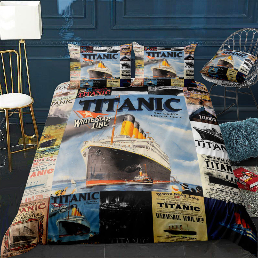 Titanic Bedding Set (Duvet Cover & Pillow Shams)
