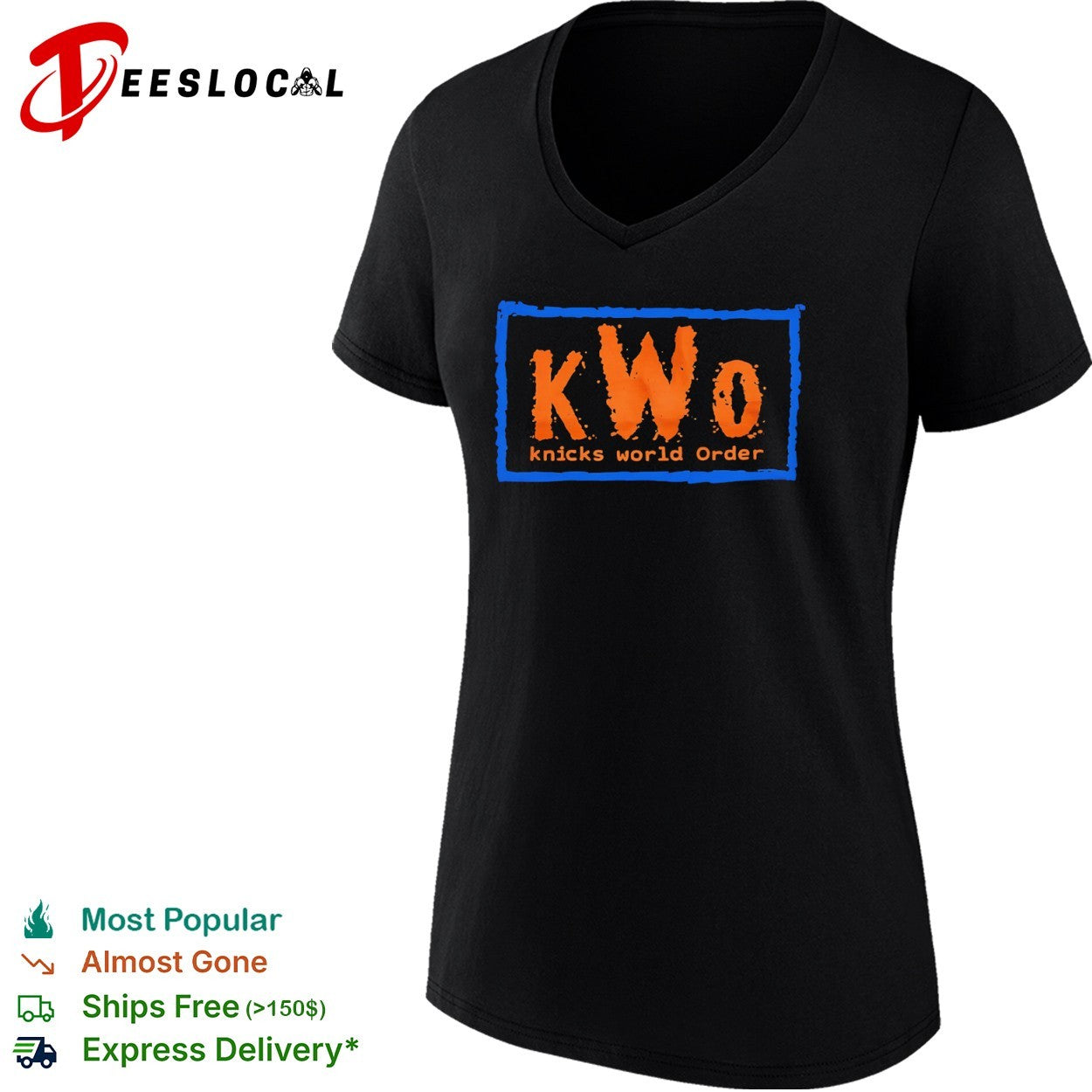 KWO Knicks World Order New York Knicks NBA Wrestling shirt