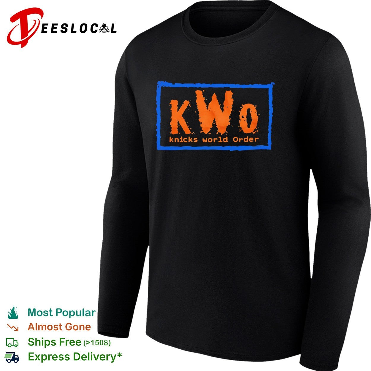 KWO Knicks World Order New York Knicks NBA Wrestling shirt