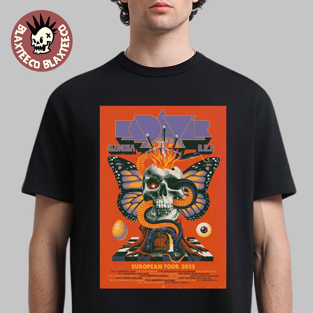 Kadavar European Tour 2025 Schedule Dates Unisex T-Shirt