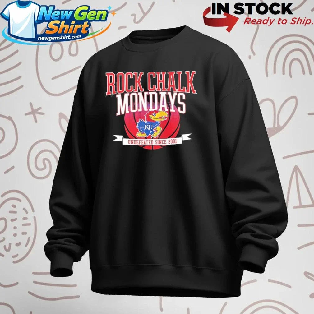 Kansas Basketball Rock Chalk Mondays Shirt