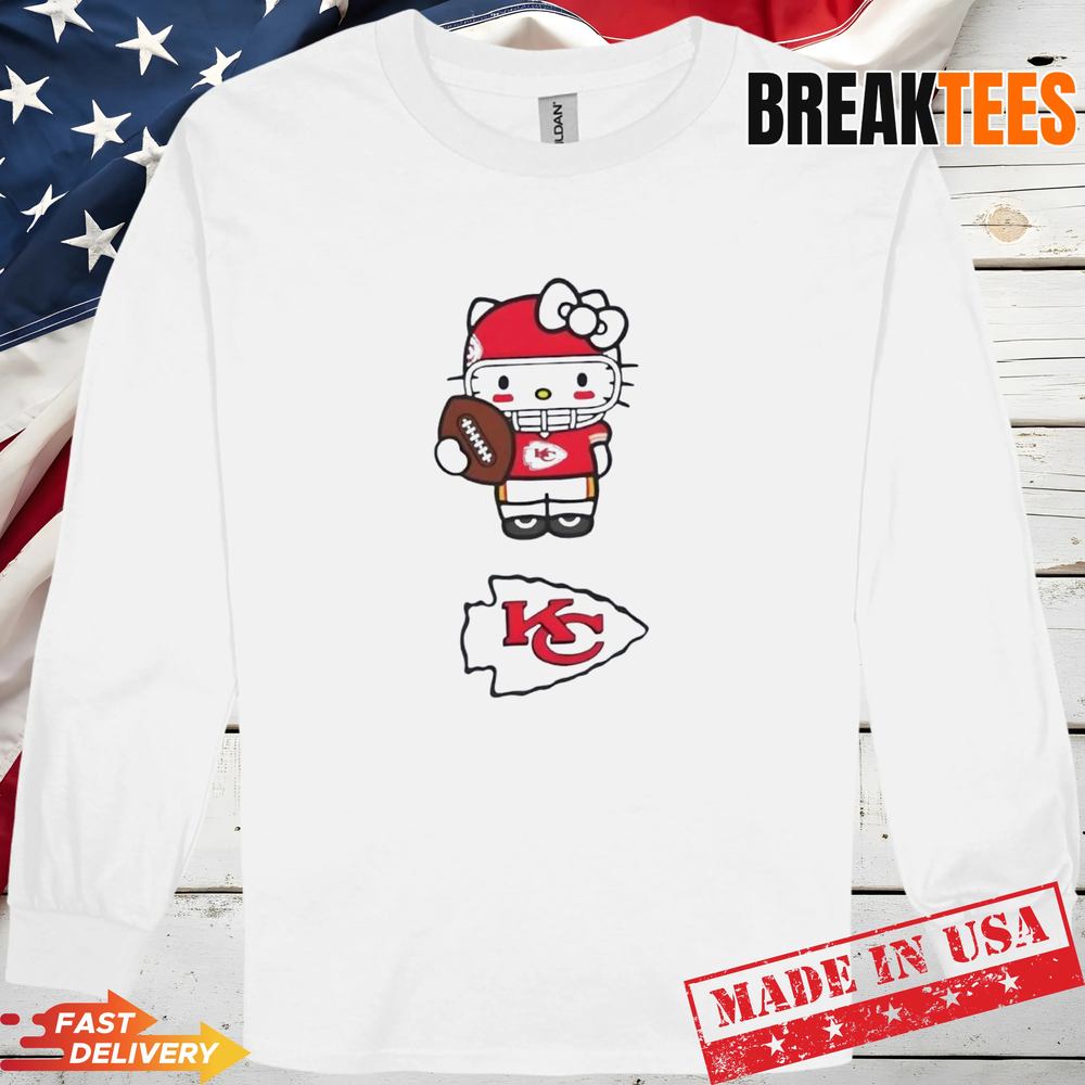 Kansas City Chiefs Football x Hello Kitty Anime T-Shirt