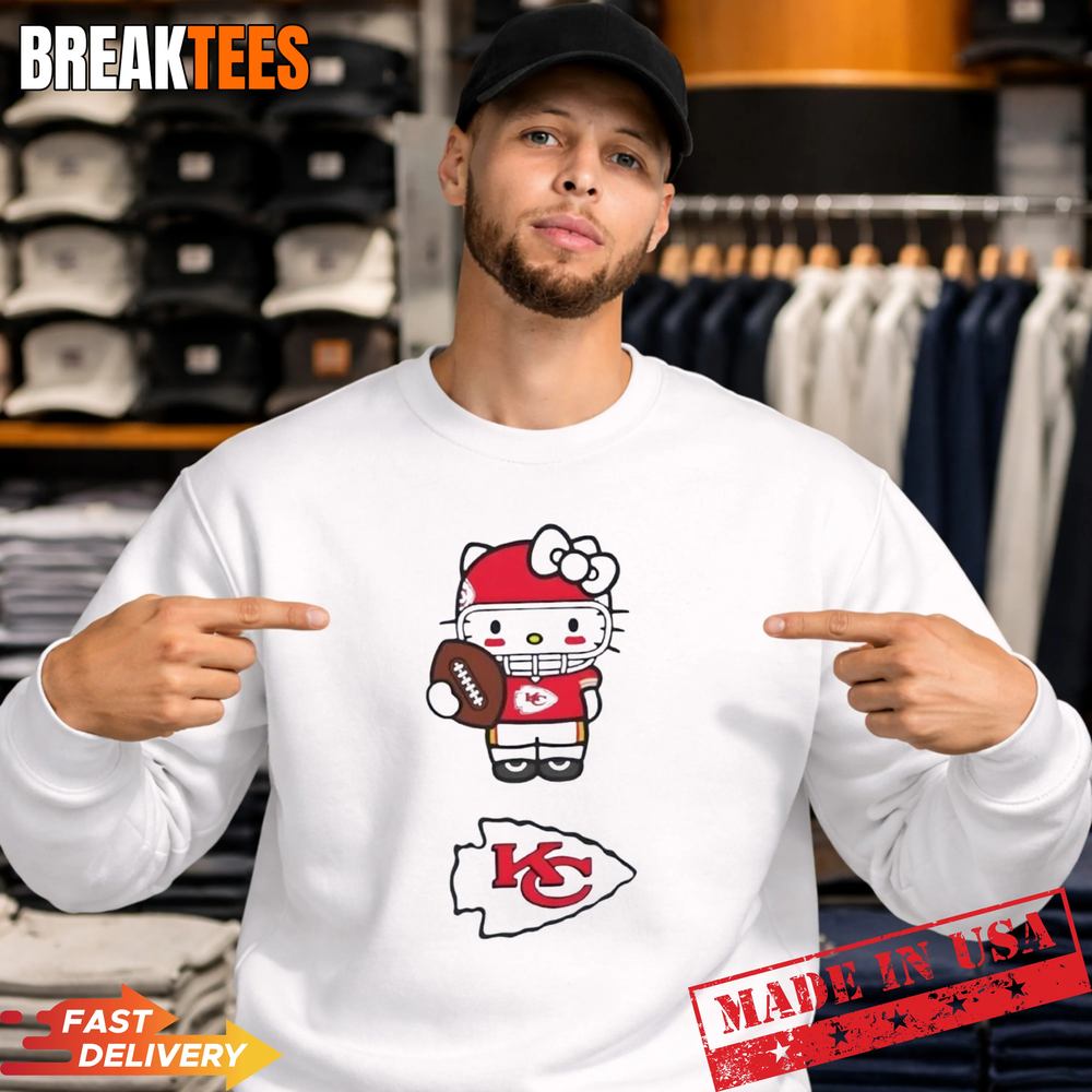 Kansas City Chiefs Football x Hello Kitty Anime T-Shirt