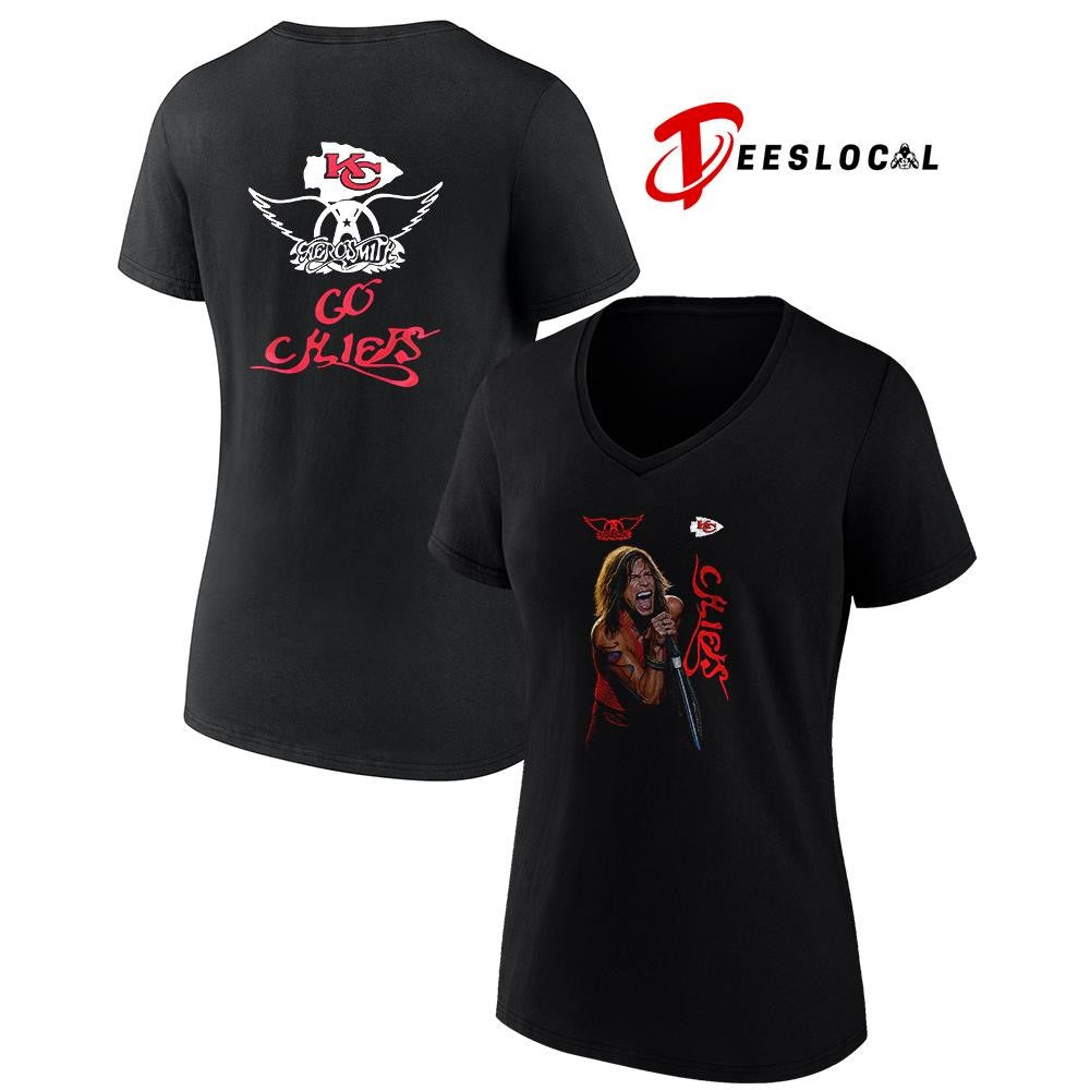 Kansas City Chiefs x Aerosmith graphic shirt