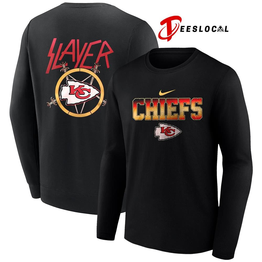 Kansas City Chiefs x Slayer logo shirt