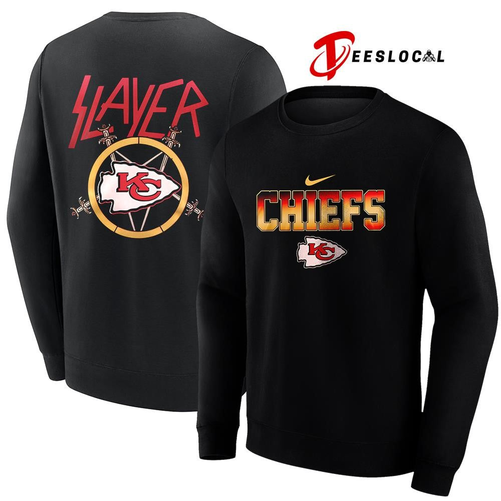 Kansas City Chiefs x Slayer logo shirt