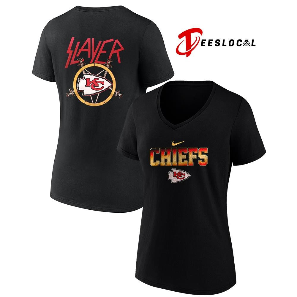 Kansas City Chiefs x Slayer logo shirt