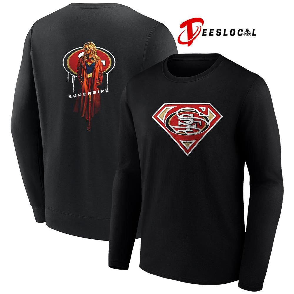 Kansas City Chiefs x Supergirl graphic shirt