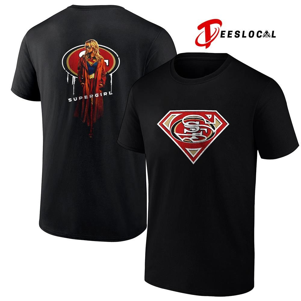 Kansas City Chiefs x Supergirl graphic shirt
