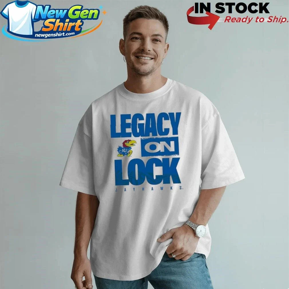 Kansas Jayhawks Legacy On Lock Pregame Shirt