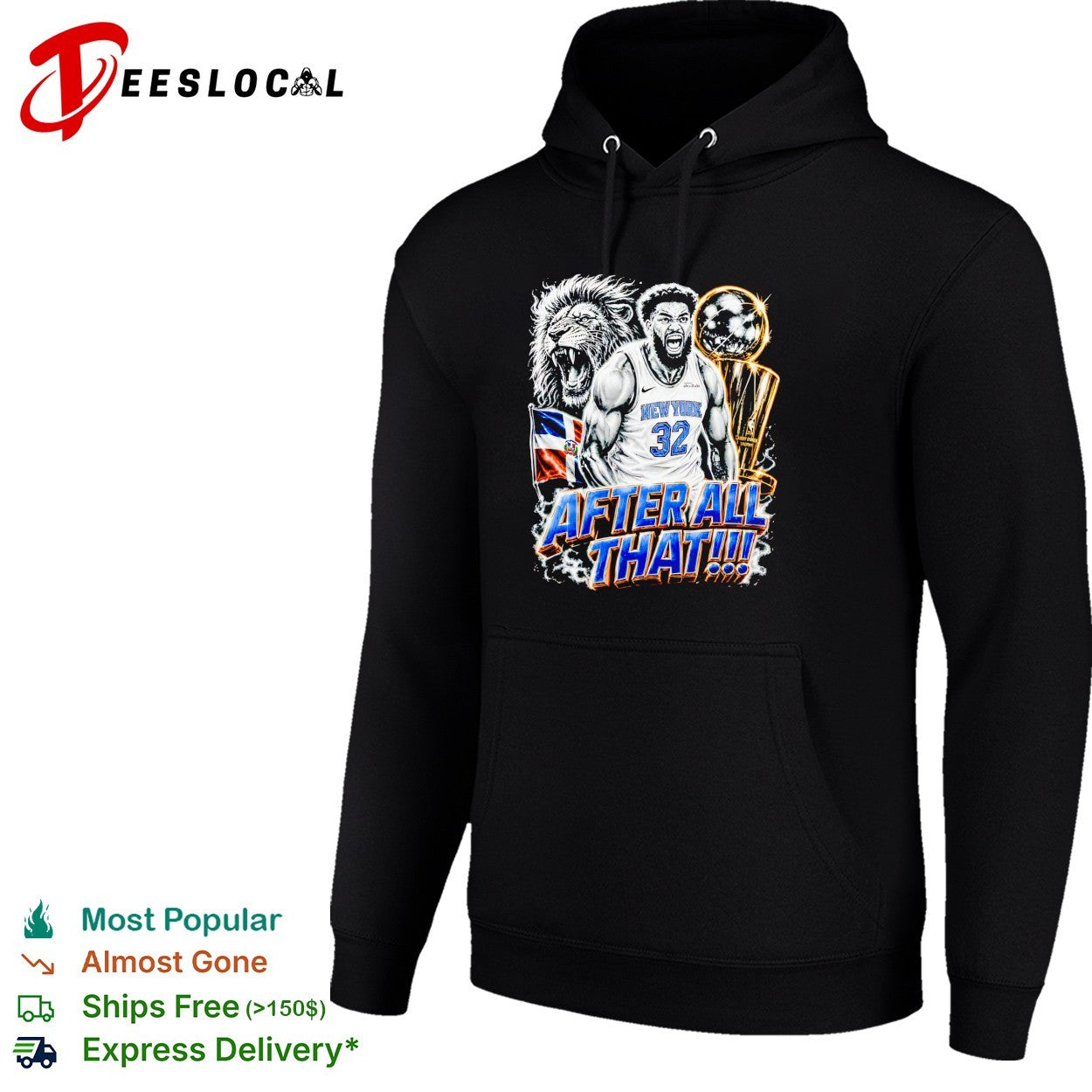 Karl-Anthony Towns 32 lion After All That New York Knicks NBA Champions art shirt