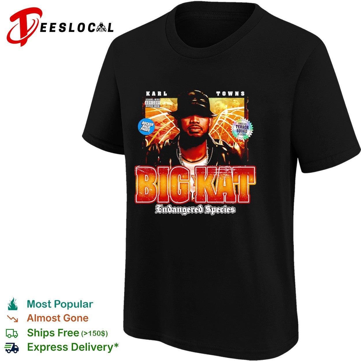 Karl-Anthony Towns New York Knicks Big Kat Endangered Species League-Wide Advisory shirt