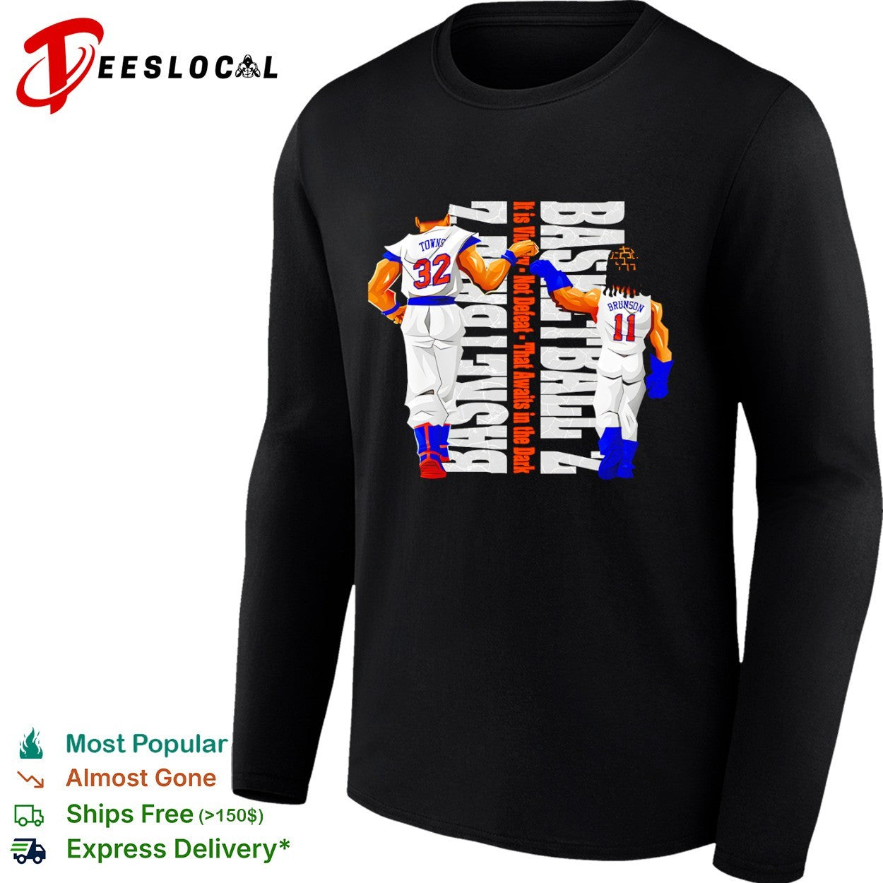 Karl-Anthony Towns and Jalen Brunson New York Knicks NBA It is Victory Not Defeat shirt