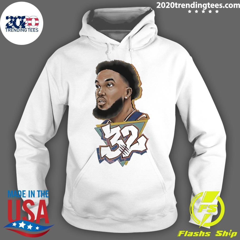 Kat32 Karl-anthony Towns New York Knicks Art Graphic Shirt