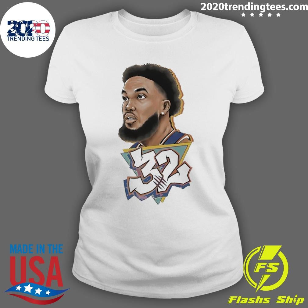 Kat32 Karl-anthony Towns New York Knicks Art Graphic Shirt