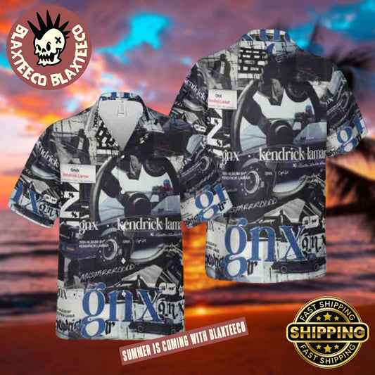 Kendrick Lamar New Album GNX New Design All Over Print 2025 Hawaiian Shirt