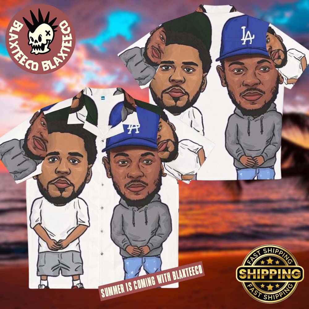 Kendrick Lamar x J Cole Rap Meets Island Style Funny Big Head 2025 Summer Hawaiian Shirt