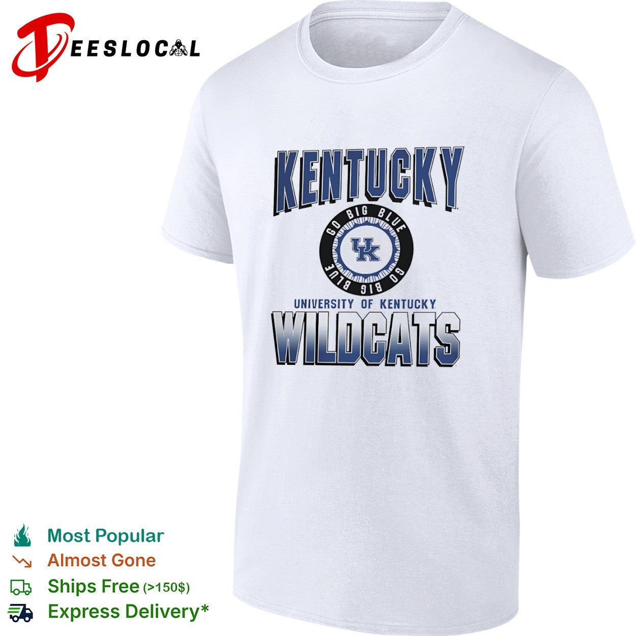 Kentucky Wildcats University of Kentucky Go Big Blue UK shirt