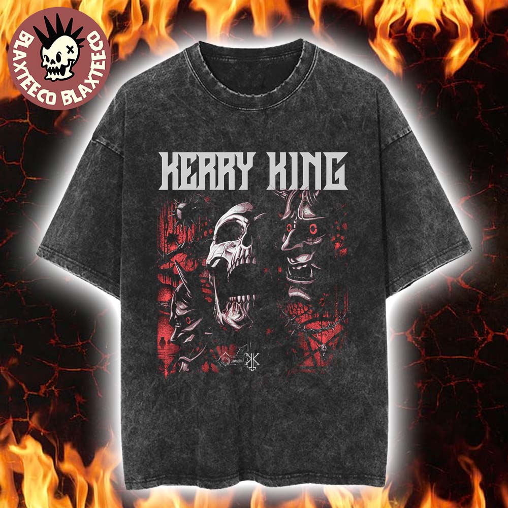 Kerry King Winter 2026 Merch Hell Echo Washed T-Shirt