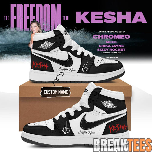 Kesha The Freedom Tour Custom AJ1 Shoes