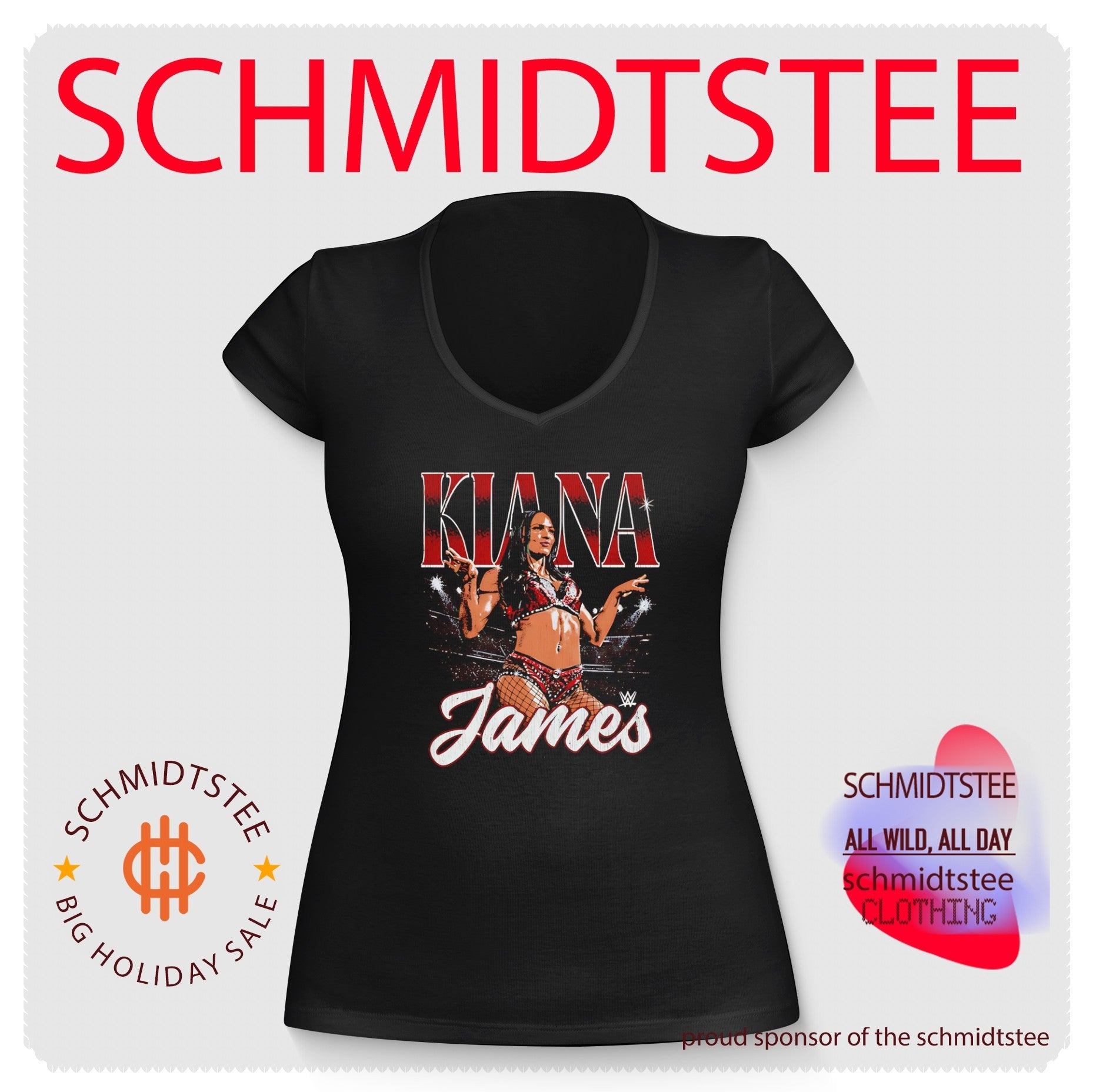 Kiana James WWE Superstar NXT Wrestling shirt