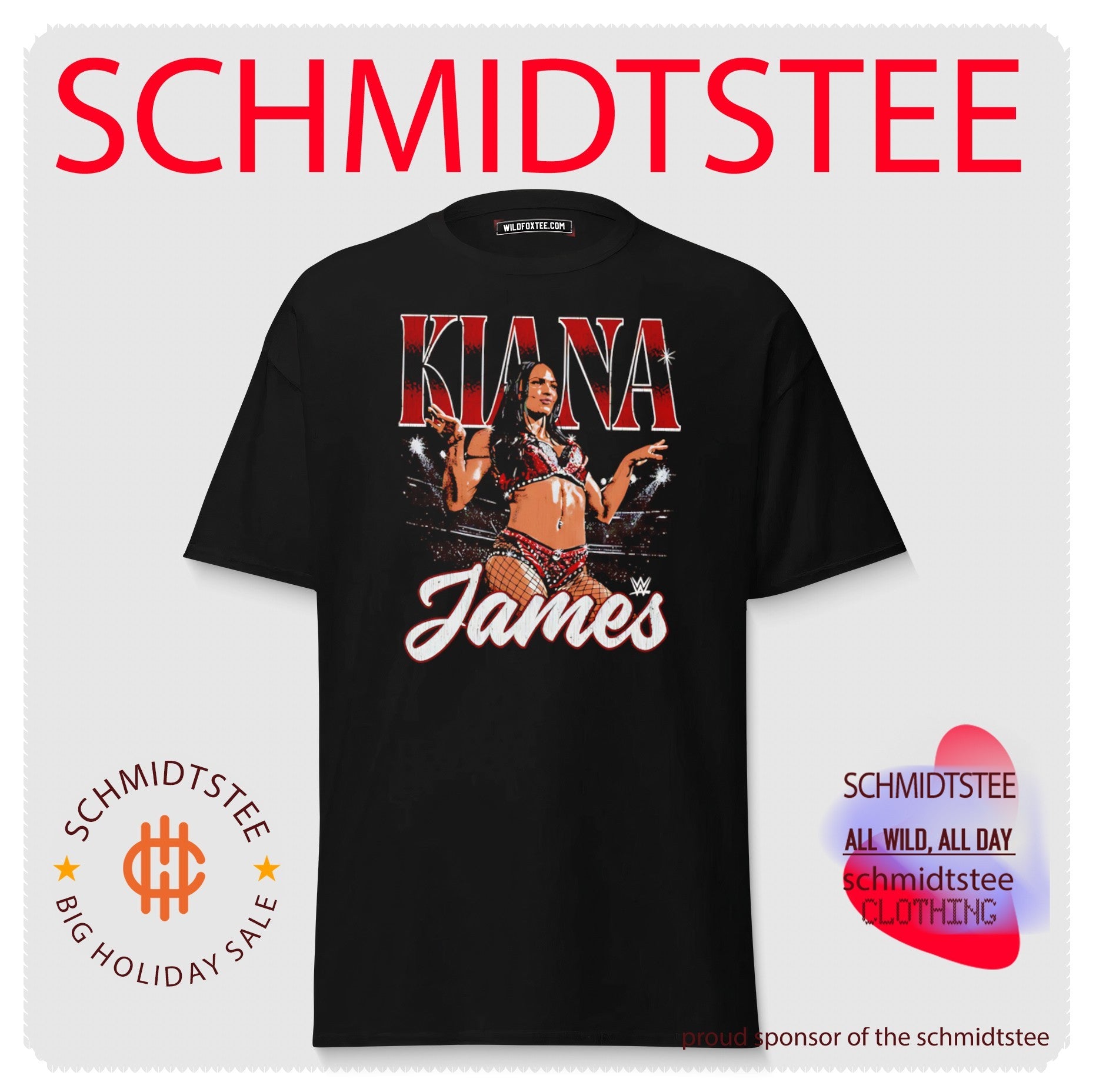 Kiana James WWE Superstar NXT Wrestling shirt