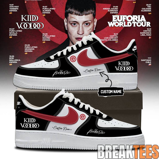 Kidd Voodoo ‘Euforia’ World Tour 2026 Custom Air Force 1 Shoes