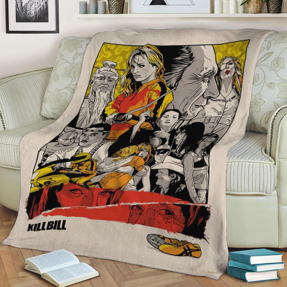 Kill Bill Tarantino Fleece Throw Blanket