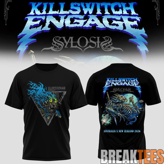 Killswitch Engage Australia and New Zealand Tour 2026 Shirt