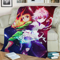 Killua Zoldyck Poster Fleece Throw Blanket