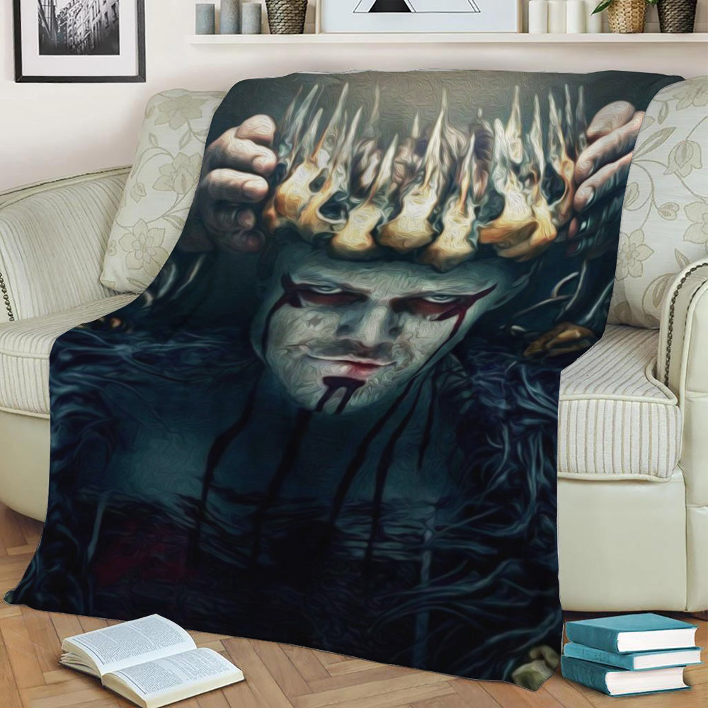 King Ivar Fleece Throw Blanket