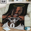 King Von Fleece Throw Blanket