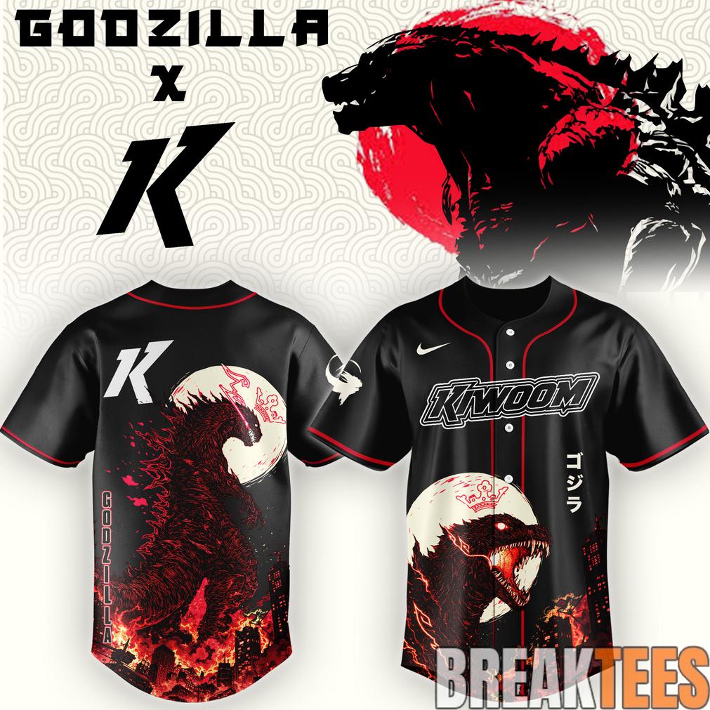 Kiwoom Heroes x Godzilla Minus Zero Baseball Jersey