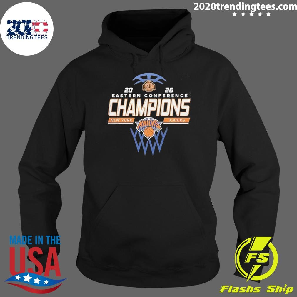 Knicks Basketball 2026 Eastern Conference Champions Locker Room 2 Sided Shirt