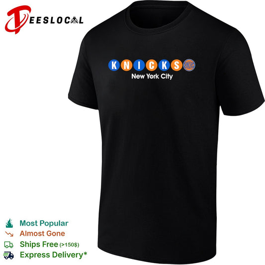 Knicks New York City Subway Logo NBA Basketball Team Shirt