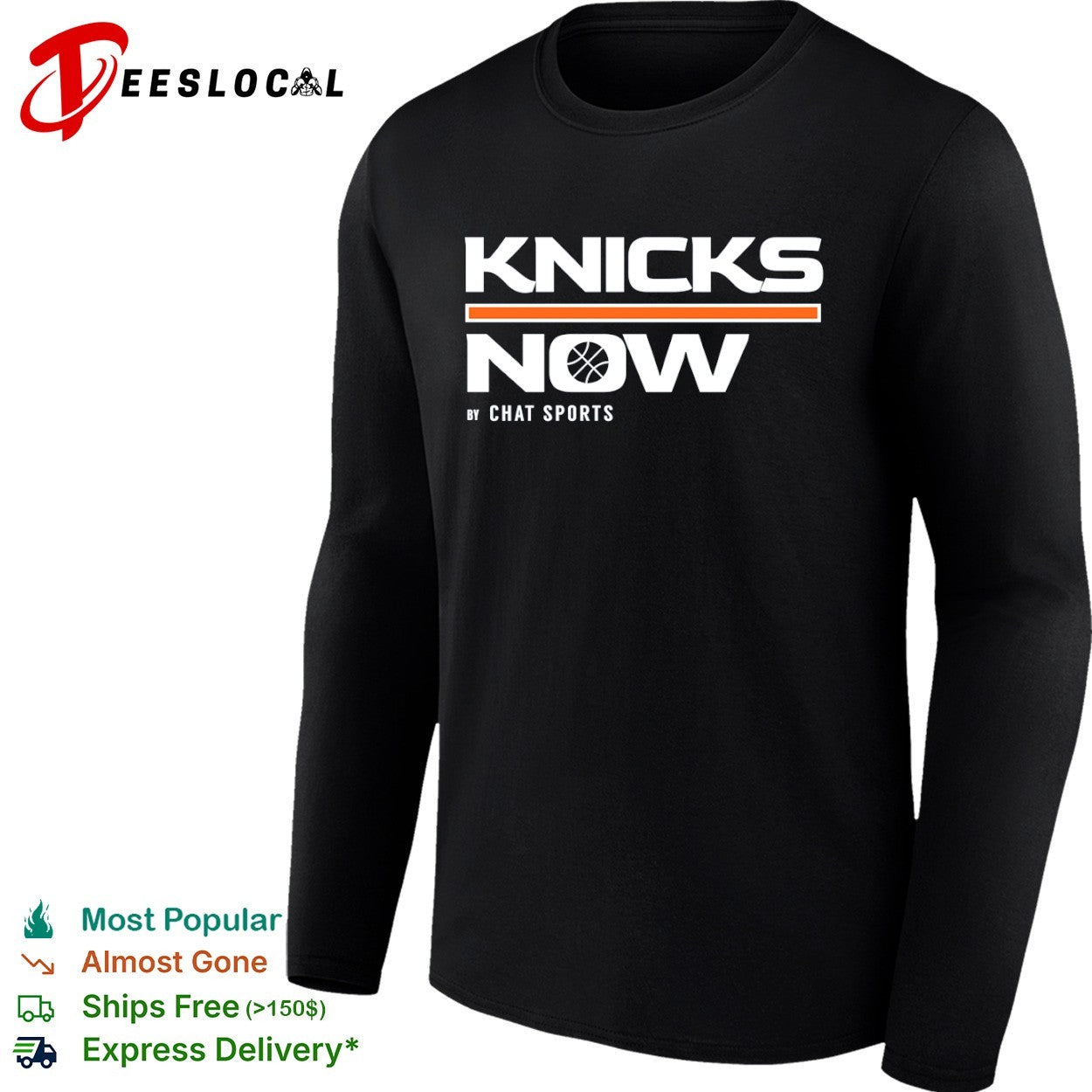 Knicks Now by Chat Sports New York Knicks National Basketball shirt