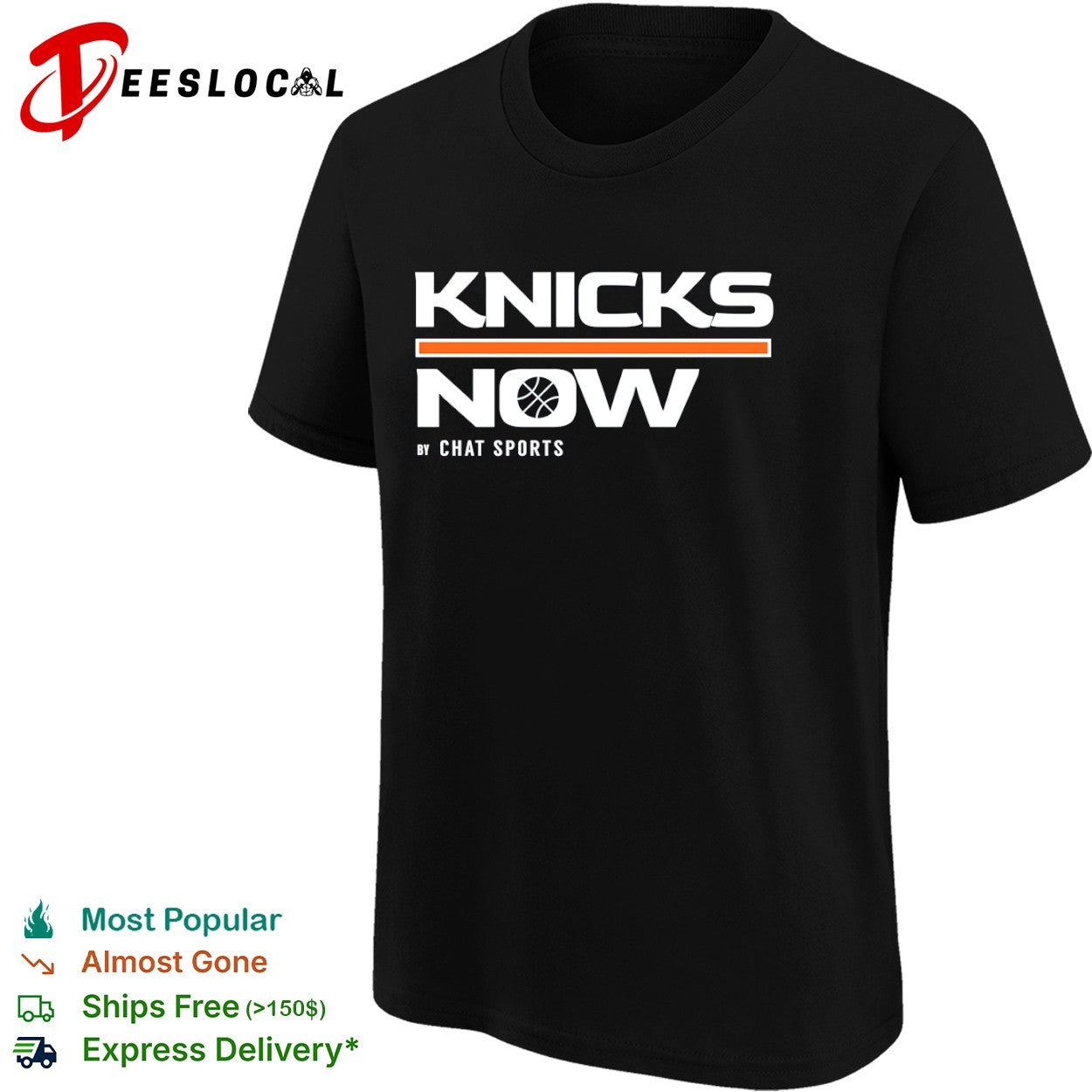 Knicks Now by Chat Sports New York Knicks National Basketball shirt