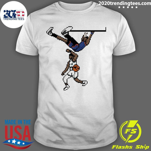 Knicks Vs Celtics Og Anunoby Dunks Against Jayson Tatum Og +1 Shirt