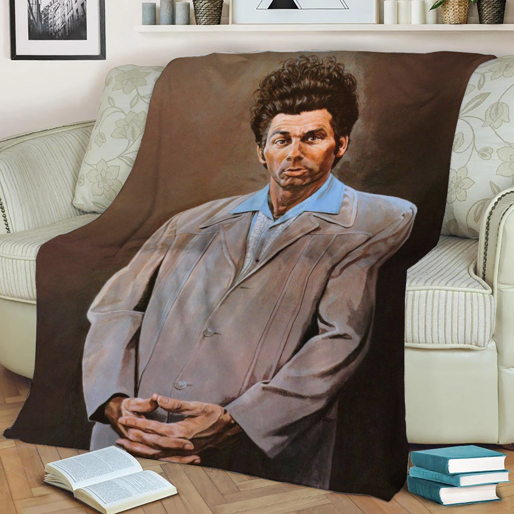 Kramer Portrait Fleece Throw Blanket