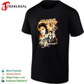 Elvis Presley portrait photo collage live concert stage lights graphic shirt