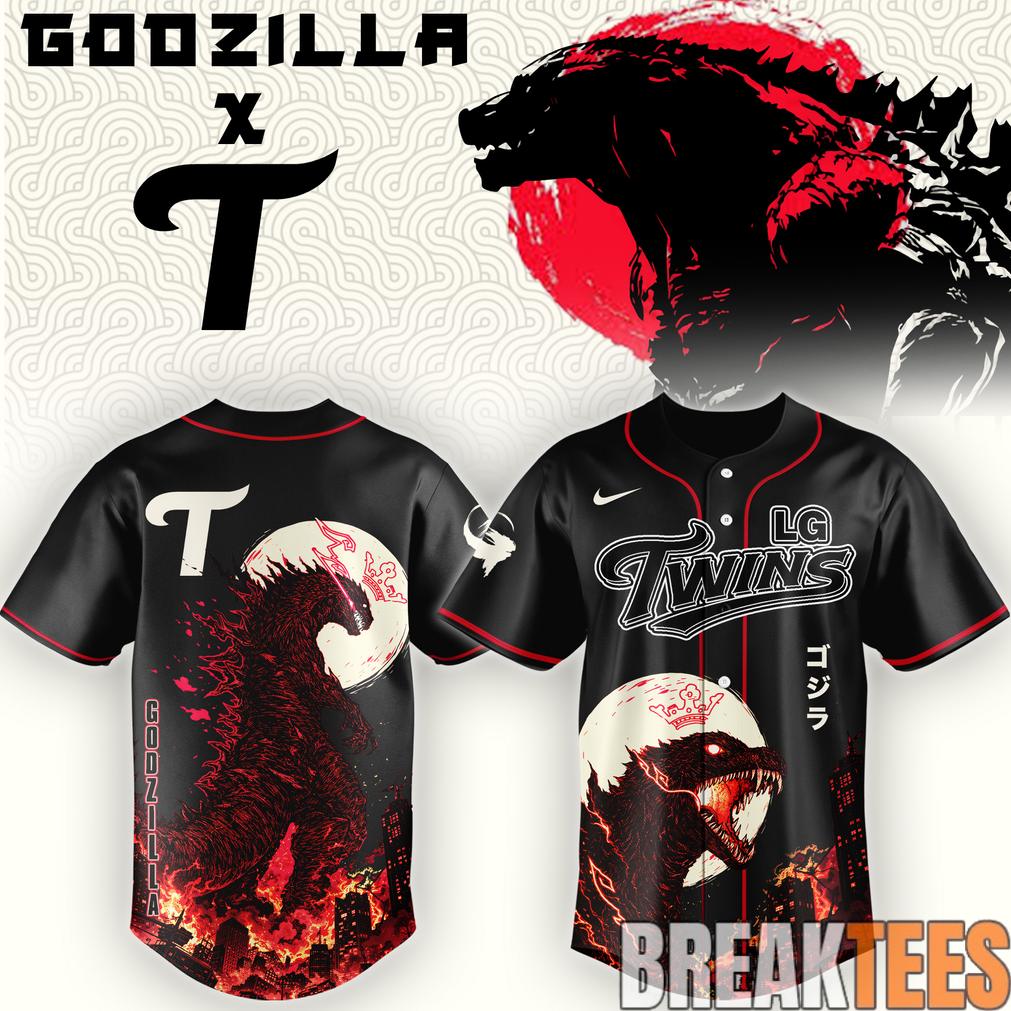 LG Twins x Godzilla Minus Zero Baseball Jersey
