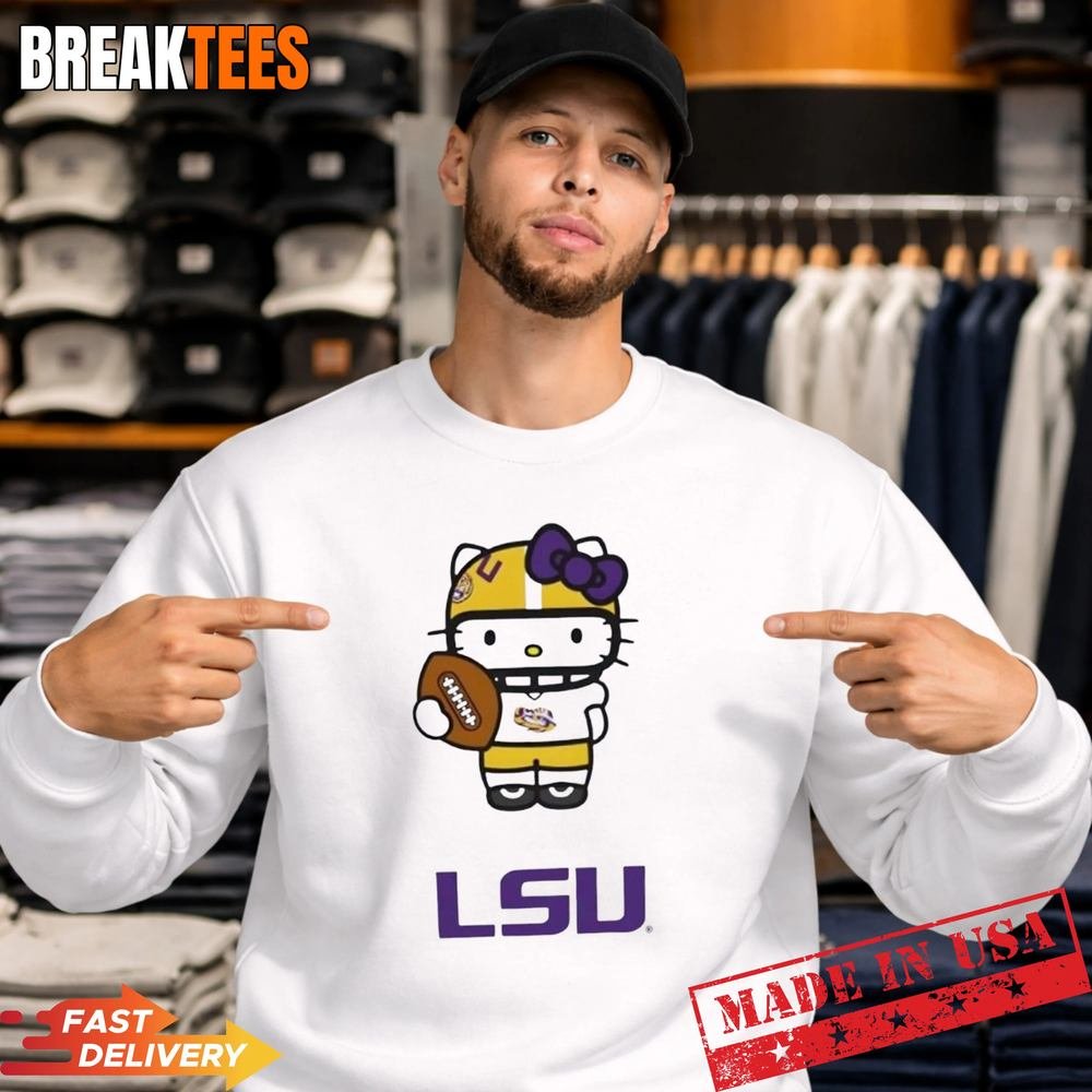LSU Tigers Football x Hello Kitty Anime T-Shirt